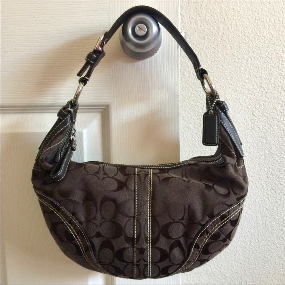 COACH Brown Saddle Bag
